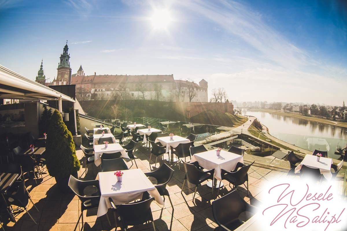 restauracja na wesele, ogród/taras